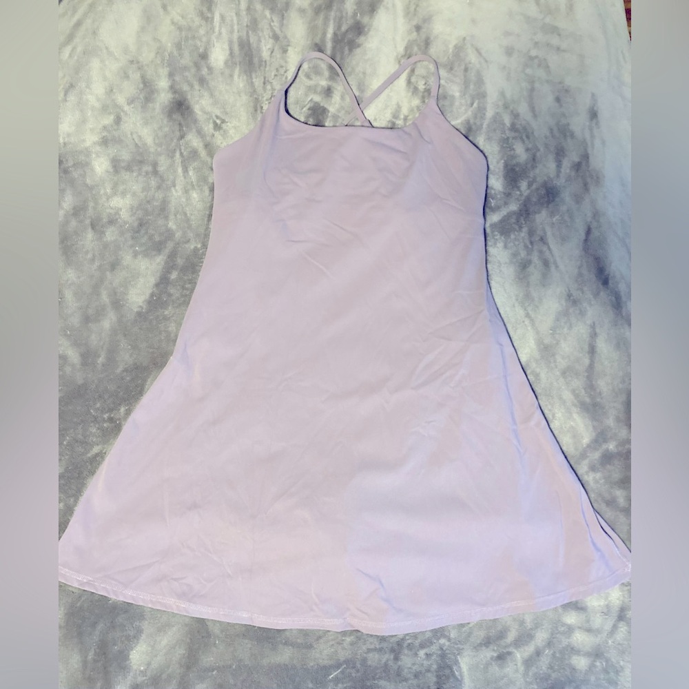 KuaCua 
Tennis Dress for Women, Workout Golf Dress Built-in with Bra & Shorts
